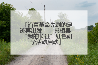 沿着革命先烈的足迹再出发——桑植县“我的长征”红色研学活动启动