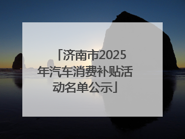 济南市2025年汽车消费补贴活动名单公示