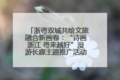 浙粤双城共绘文旅融合新画卷：“诗画浙江 粤来越好”漫游长廊主题推广活动在广州花城汇启幕