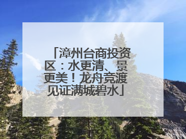 漳州台商投资区：水更清、景更美！龙舟竞渡见证满城碧水