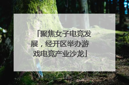 聚焦女子电竞发展，经开区举办游戏电竞产业沙龙