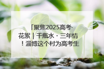 聚焦2025高考·花絮｜千瓶水・三年情！淄博这个村为高考生递上“奋进清凉”