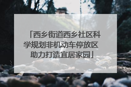 西乡街道西乡社区科学规划非机动车停放区 助力打造宜居家园