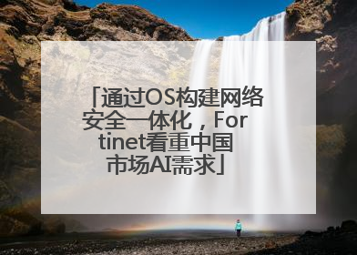 通过OS构建网络安全一体化，Fortinet看重中国市场AI需求