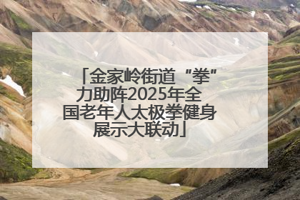 金家岭街道“拳”力助阵2025年全国老年人太极拳健身展示大联动