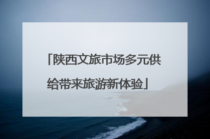 陕西文旅市场多元供给带来旅游新体验