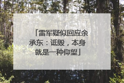 雷军疑似回应余承东：诋毁，本身就是一种仰望