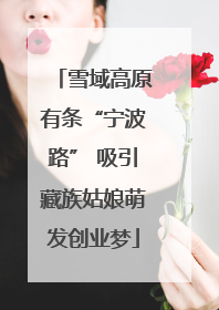 雪域高原有条“宁波路” 吸引藏族姑娘萌发创业梦