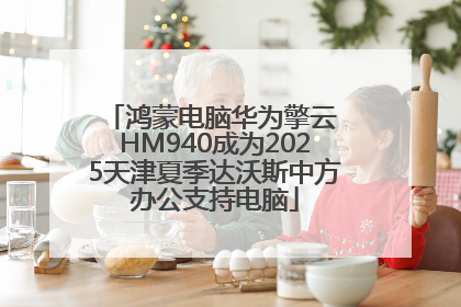 鸿蒙电脑华为擎云 HM940成为2025天津夏季达沃斯中方办公支持电脑