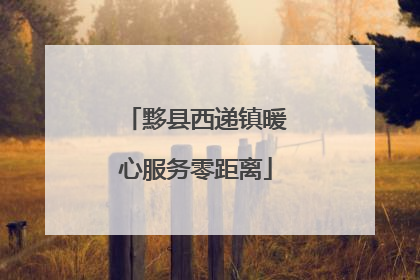 黟县西递镇暖心服务零距离