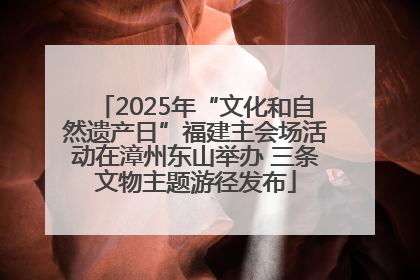 2025年“文化和自然遗产日”福建主会场活动在漳州东山举办 三条文物主题游径发布