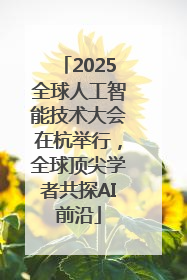2025全球人工智能技术大会在杭举行，全球顶尖学者共探AI前沿
