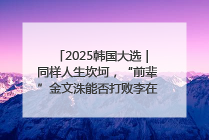 2025韩国大选｜同样人生坎坷，“前辈”金文洙能否打败李在明“逆风翻盘”？