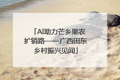 AI助力芒乡果农扩销路——广西田东乡村振兴见闻